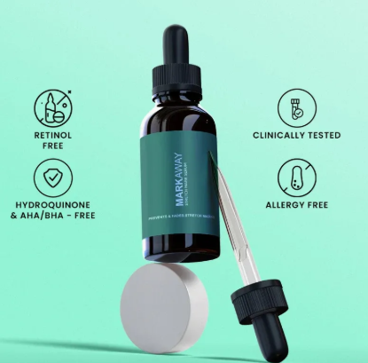 Markaway Stretch Mark Serum Herbal Formula for Scars & Skin Elasticity 30ml Nourishing, Repairing & Firming Skin Treatment