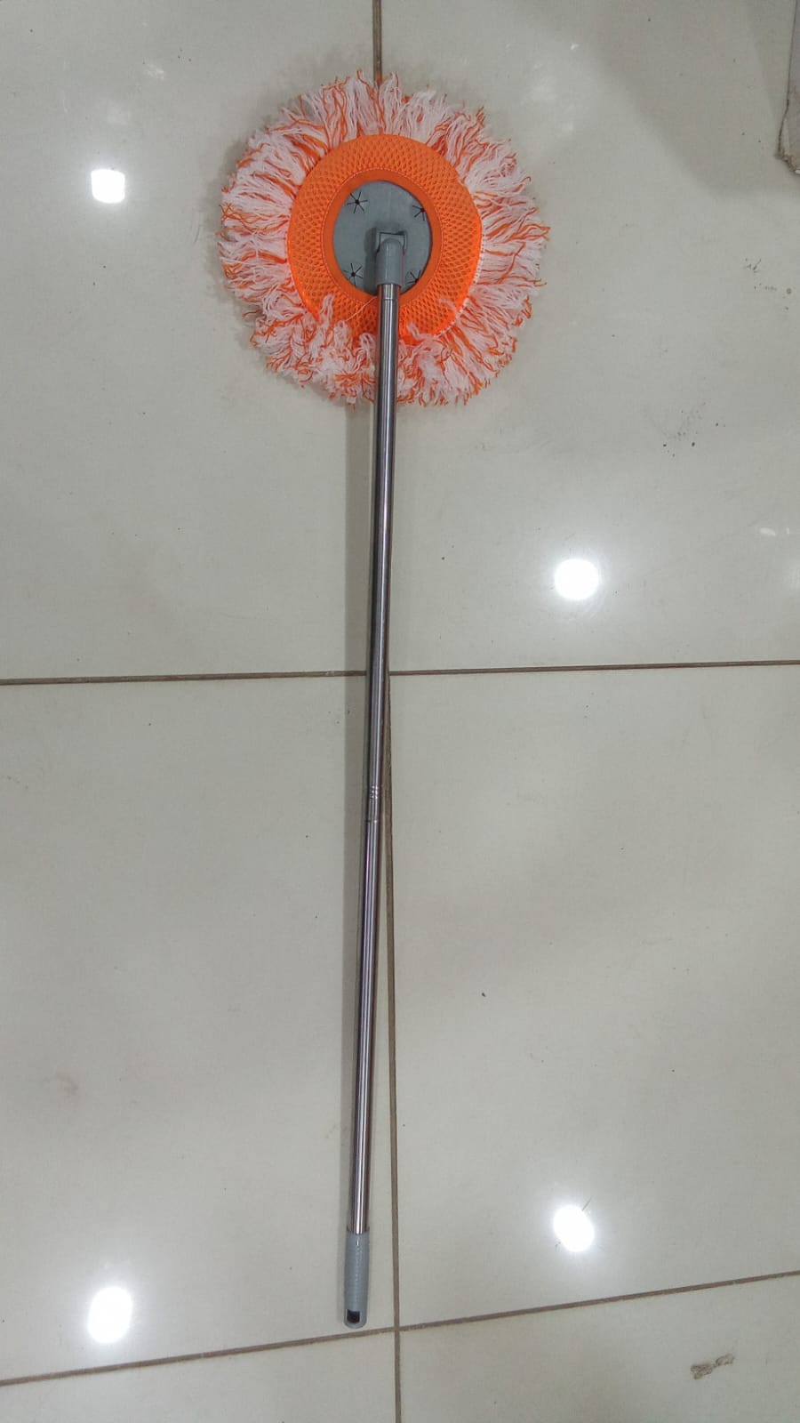 360° Rotating Microfiber Mop | Extendable Handle Telescopic Floor Cleaning Mop | Sunflower Round Mop For Home, Office And Car Screen